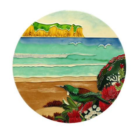 Ceramic Tile : Tui at the beach Circular Tile