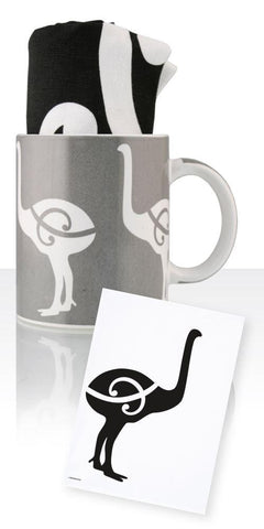 Moa Ceramic Mug and Tea Towel